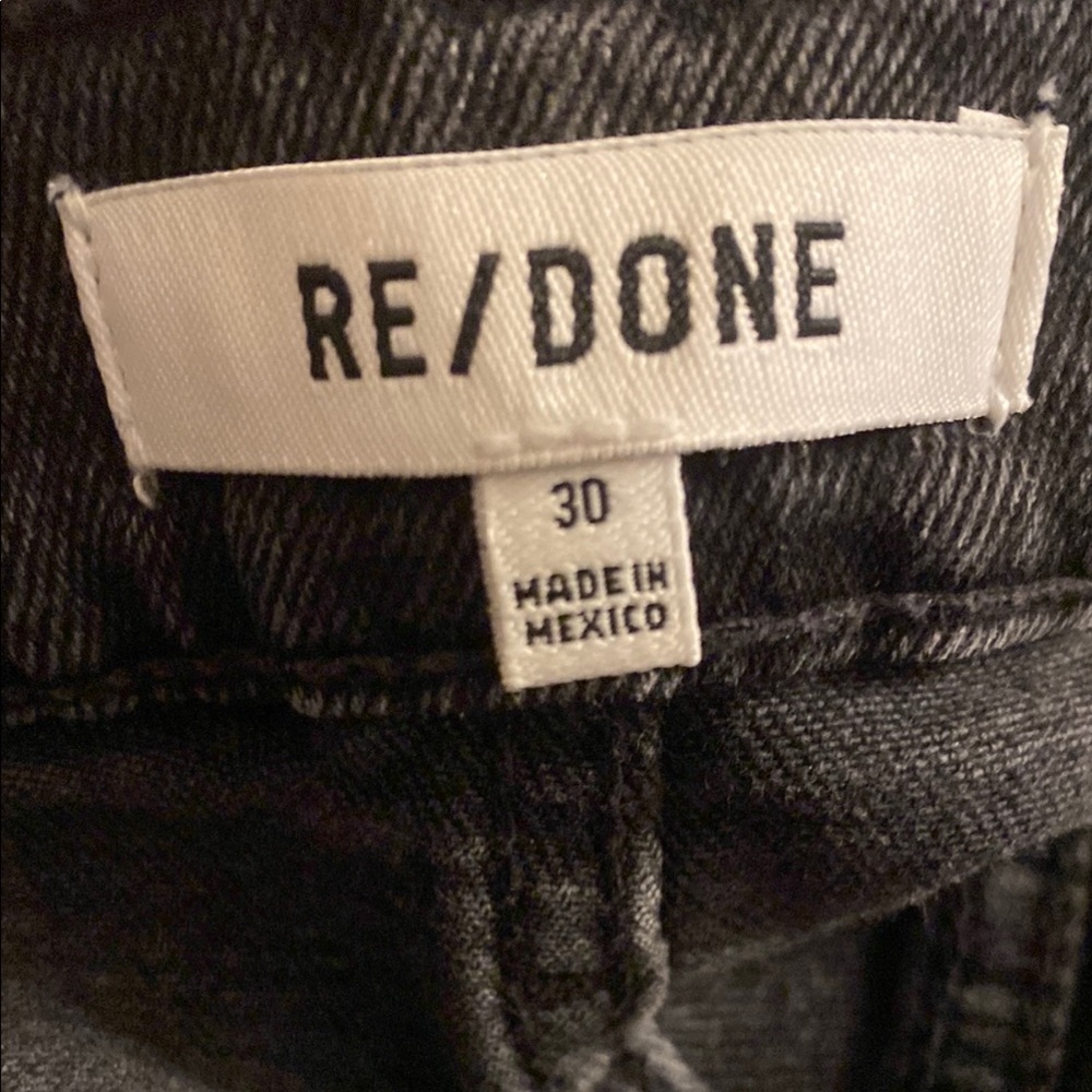 RE/DONE Women’s Black Jeans